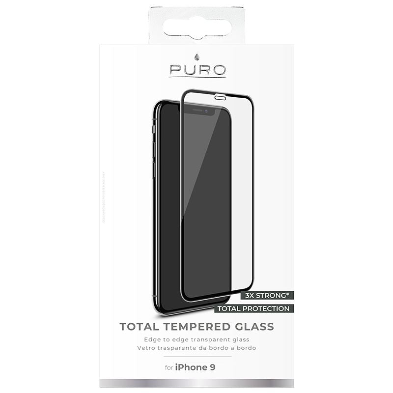 PURO SCREEN PROTECTOR TEMPERED GLASS FULL EDGE IPHONE X 6.1 FRAME