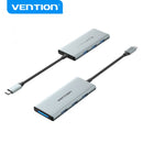 DOCKING USB TIPO-C VENTION TOPHB 1XHDMI 3XUSB 1XLECTOR TARJETAS S