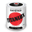 ESMALTE SINTÉTICO MONOCAMADA BRILHANTE PRETO 250ML TITANLUX 58089