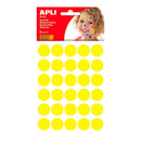 APLI GOMETS REDONDOS Ø 20MM - 180 UNIDADES EN 6 HOJAS - ADHESIVO