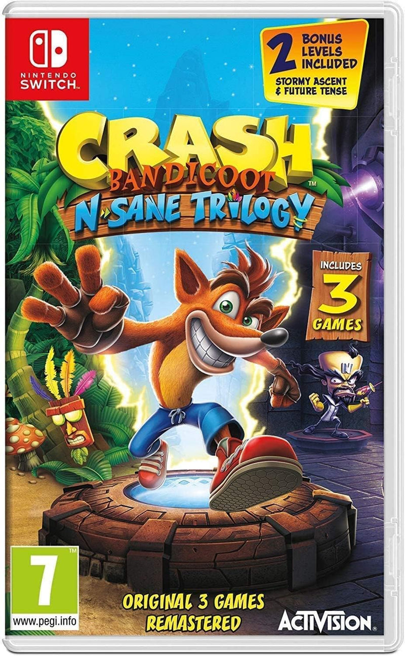 Nintendo Crash Bandicoot N. Sane Trilogy Padrão Nintendo Switch