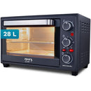 GRUNKEL MULTIFUNCTION ELECTRIC OVEN 28L SILVER HR-28SILVER