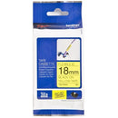 BRITHER FITA 18MM PRETOAMARELO LAMINADA FLEXIVEL