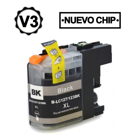 BROTHER LC123XLLC121XL NEGRO CARTUCHO DE TINTA GENERICO - REEMPLA