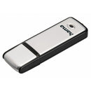 MEMORIA USB FANCY 128GB USB 2.0 NEGRA PLATA