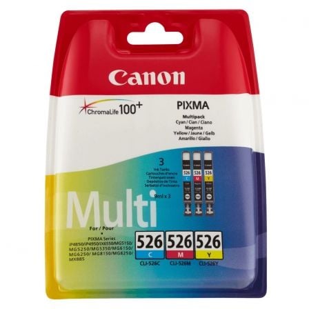 TINTEIRO CANON 3 CORES CLI-526 IX6550IP48504950