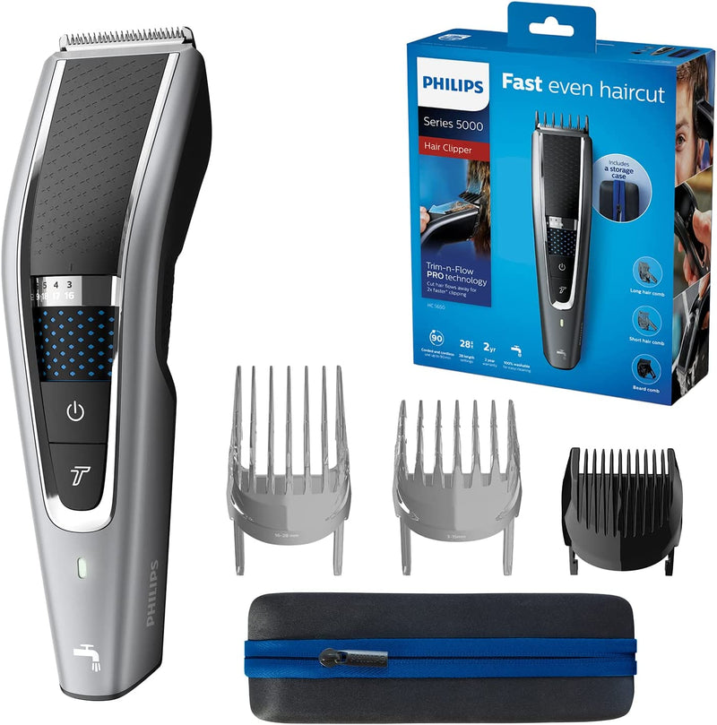 Philips 5000 series Aparador de cabelo lavável com tecnologia Tri