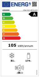 FRIGORÍFICO COMBINADO ENCASTRE LIEBHERR - ICBA 5123