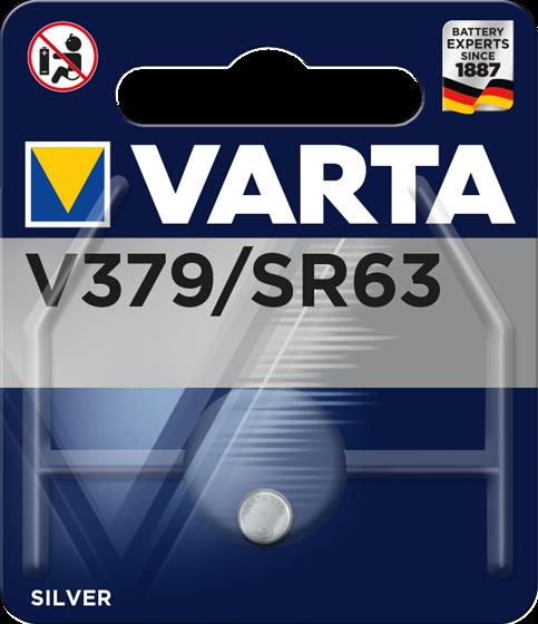 Varta SR521 SW/SR63 SW/V379 1BL Bateria descartável Óxido de prat