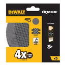PACK DE 5 LIXAS DE MALHA Ø125MM GRÃO 60 PARA LIXADORAS ROTOORBITA