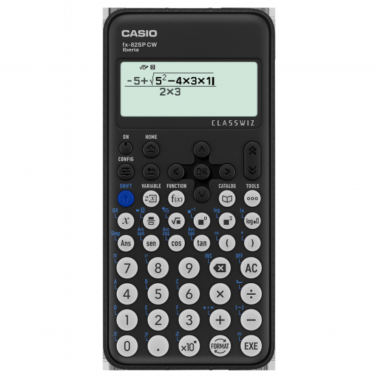 CALCULADORA CIENTÍFICA CASIO CLASSWIZ FX-82 SP CW NEGRA