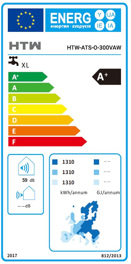 HTW BOMBA DE CALOR VAW 300LT WIFI A+