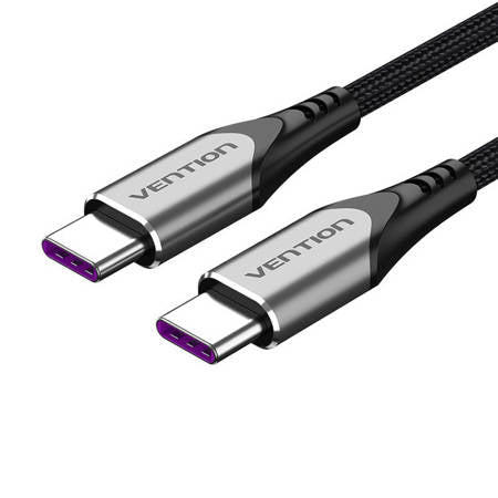 Vention TAEHF cabo USB 1 m USB 2.0 USB C Cinzento