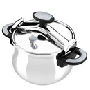 PANELA DE PRESSÃO BRA NEW STAR A185504 Ø24CM 11L AÇO INOX INDUÇÃO