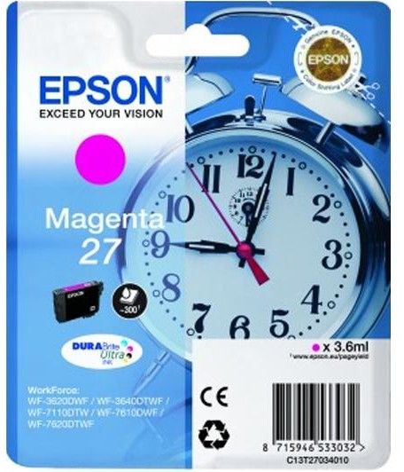 Epson Alarm clock C13T27034012 tinteiro 1 unidade(s) Original Ren