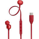 JBL - AURICULARES USB-C T310 VERMELHO