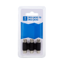 JACKS 3RCA DE ÁUDIO E VÍDEO PARA JACKS 3RCA PRETO