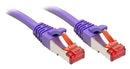 Lindy Rj45/Rj45 Cat6 3m cabo de rede Roxo S/FTP (S-STP)