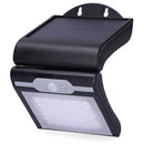 CANDEEIRO DE PAREDE SOLAR 2W 220LM 6.500K COM SENSOR COR PRETO