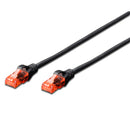 DIGITUS CHICOTE UUTP CAT6 PVC 1MT PRETO