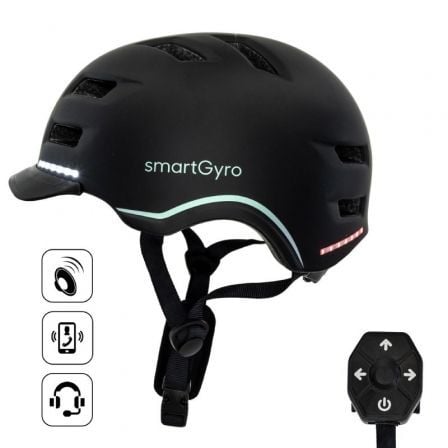 CASCO PARA ADULTO SMARTGYRO HELMET PRO TAMAÑO M NEGRO