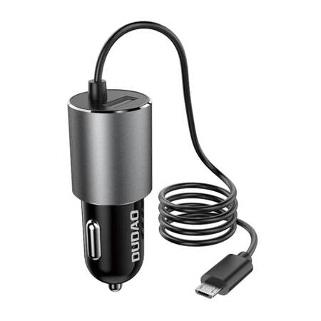 CARREGADOR DE CARRO DUDAO MICRO USB 17W PRETO