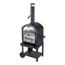 CHURRASQUEIRA DE CARVÃO COM FORNO DE PEDRA 44,5X65X158CM