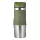 COPO DE VIAGEM DE AÇO INOXIDÁVEL, VERDE OLIVA, EXPERTO, 360 ML, Ø