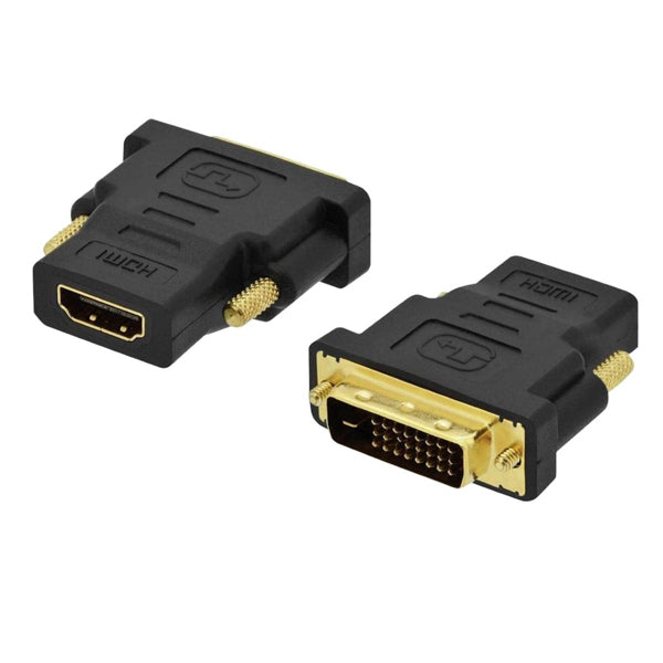 Ewent EC1371 adaptador para cabos DVI-D 24+1 HDMI Preto