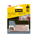 TIRA EXTREMA AUTO-FIXADORA, TRANSPARENTE, 25 MM X 76 MM, 2 UNID.,