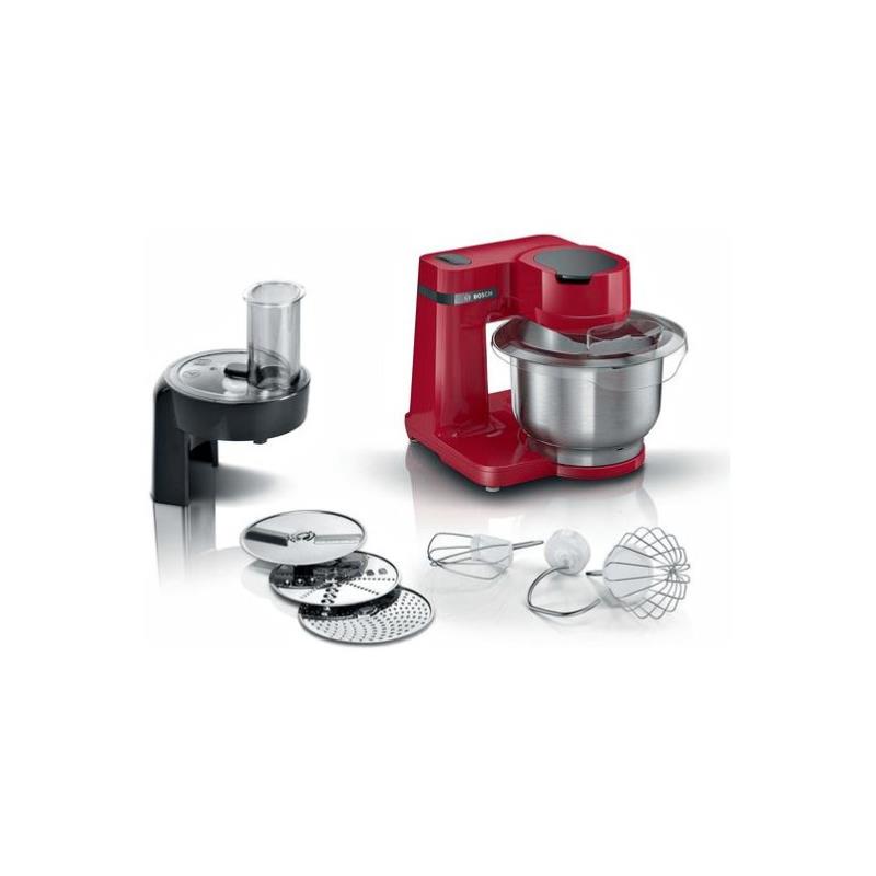 Bosch Serie 2 MUM robô de cozinha 700 W 3,8 l Vermelho