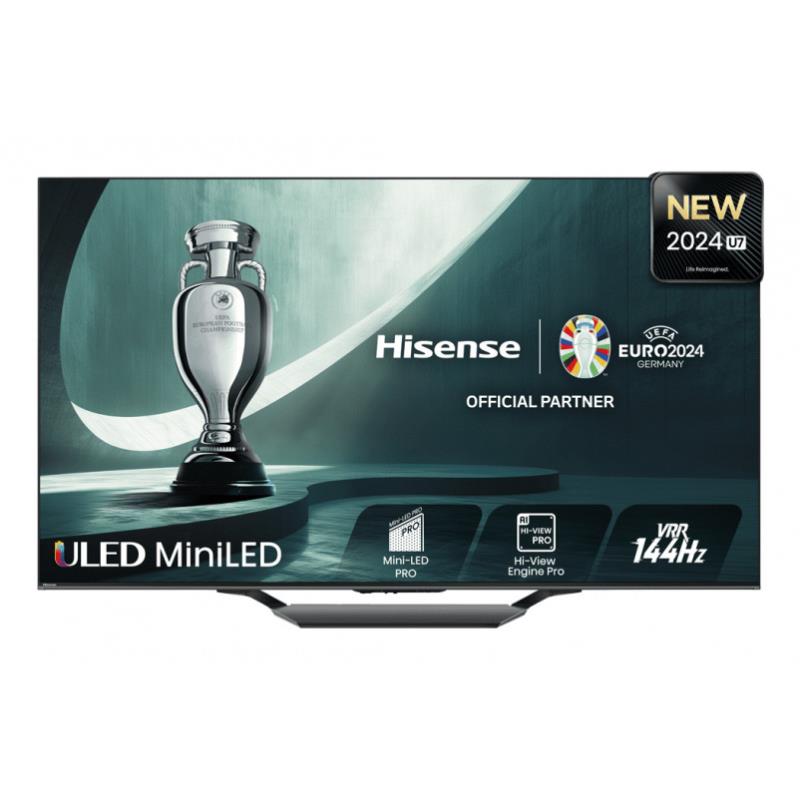 Hisense 55U7NQ TV 139,7 cm (55") 4K Ultra HD Smart TV Wi-Fi Cinz