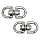 ANEL GIRATÓRIO AP12, AÇO NIQUELADO, 3/8´´ 10 MM. 2 UNIDADES