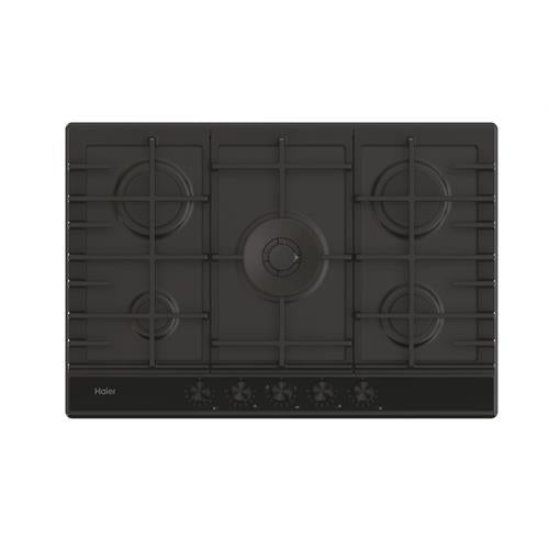 Haier Series 6 HAHG7W5HEB Preto Embutido 74.5 cm Gás 5 zona(s)