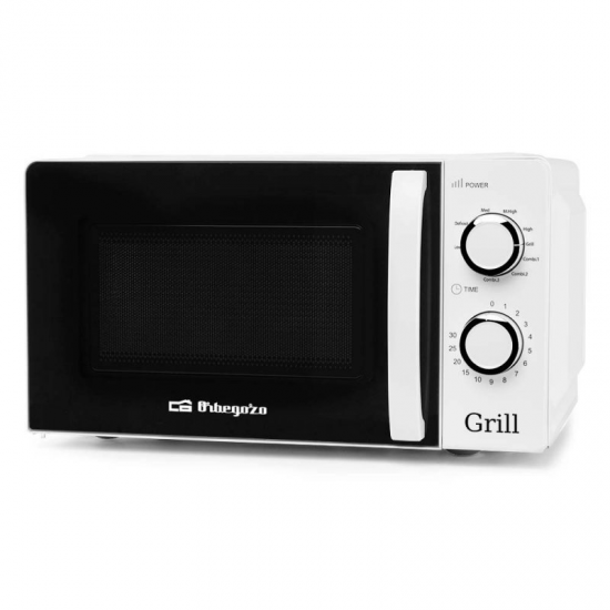 MICRO ONDAS ORBEGOZO 20L 700W+GRILL - MIG2130 BRANCO