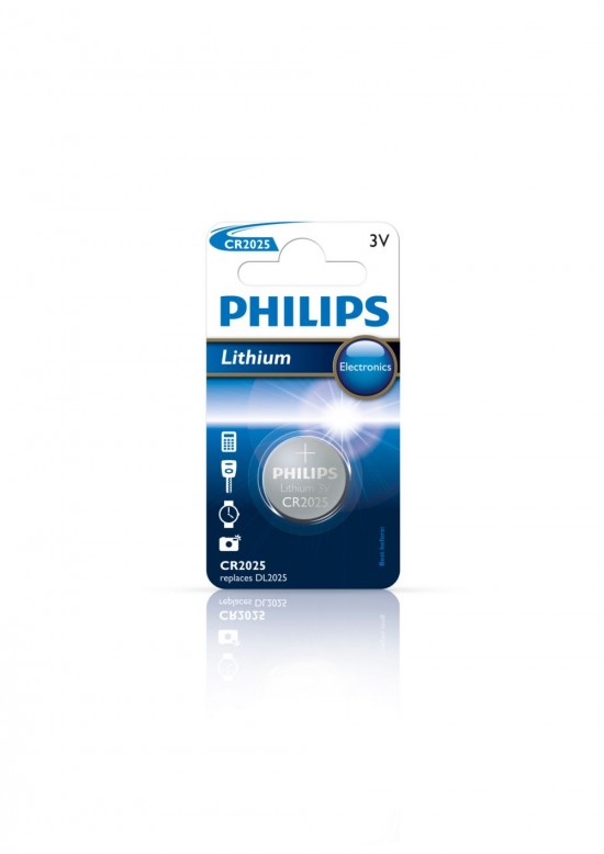 Philips Minicells Pilha CR2025/01B