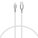 CYGNETT LIGHTNING - USB-A 0,1 M AÇO INOXIDÁVEL, B.