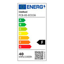 VENTILADOR TETO, LED 3CCT, PÁS RETRÁCTEIS, MILKY S ECO, 39 W, 382