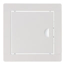 TAMPA MANUAL EMBUTIDA QUADRADA AÇO BRANCO 15X15CM