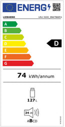 MINI FRIGORÍFICO SEM CONGELADOR DE ENCASTRE LIEBHERR URD 3600