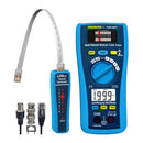 TESTADOR DE LAN E MULTÍMETRO DIGITAL PAN LAN1 CAT III 300 V / CAT