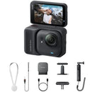 CÁMARA DIGITAL DEPORTIVA INSTA360 GO ULTRA PACK CREADOR 4K ÁNGULO