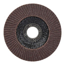 DISCO LÂMINAS CONVEXO ÓXIDO DE ALUMÍNIO T29, Ø125 X 22,2 MM, GRÃO