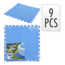 PROTEÇÃO PARA CHÃO DE PISCINAS 9 PEÇAS MEDIDAS: 500X500X4MM