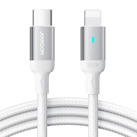 CABO USB LIGHTNING TIPO C 20W 1,2 M JOYROOM S-CL020A10 BRANCO