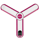 Tefal BC5400V1 balança de cozinha Branco, Roxo