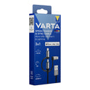 CABO 3 EM 1 USB A LIGHTING - MICRO USB - TIPO C VARTA