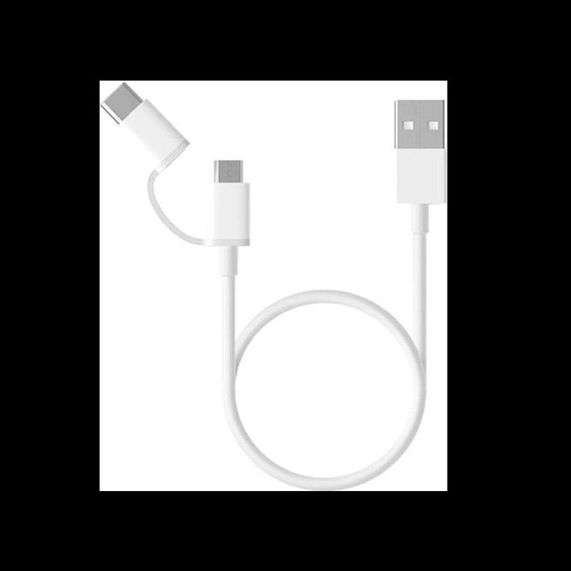 CABO XIAOMI MI 2-IN-1 USB (MICRO USB TO TYPE C) 30CM