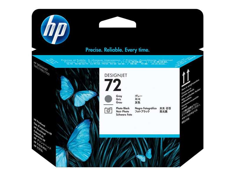 TINTEIRO HP 72 GREY AND PHOTO PRETO