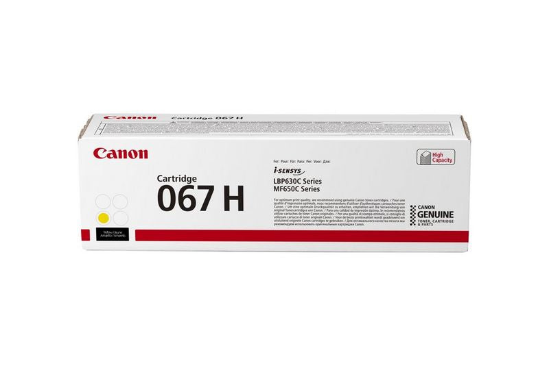 Canon 067H toner 1 unidade(s) Original Amarelo